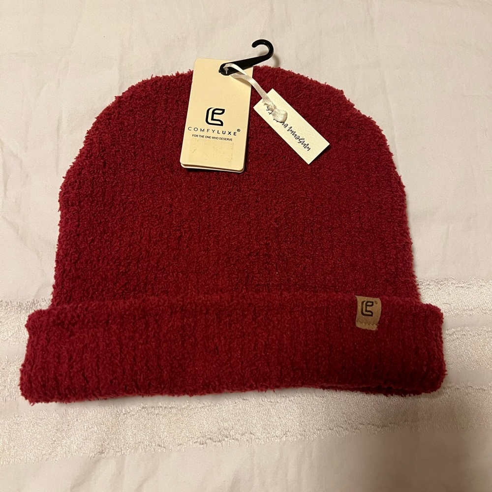 Comfyluxe Burgandy Beanie